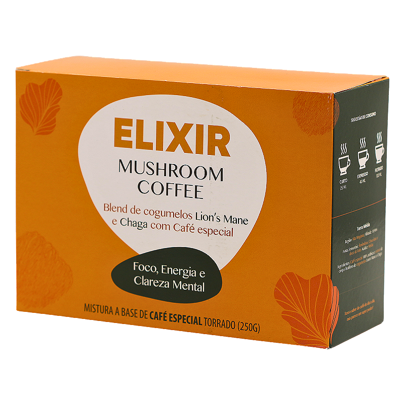 Pacote 250g - Elixir Mushroom Coffee