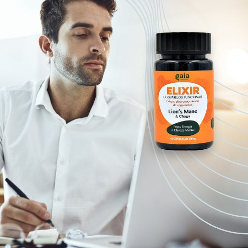 Cápsulas Cogumelo Juba de Leão ultra concentrado - ELIXIR