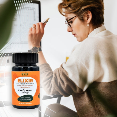 Cápsulas Cogumelo Juba de Leão ultra concentrado - ELIXIR