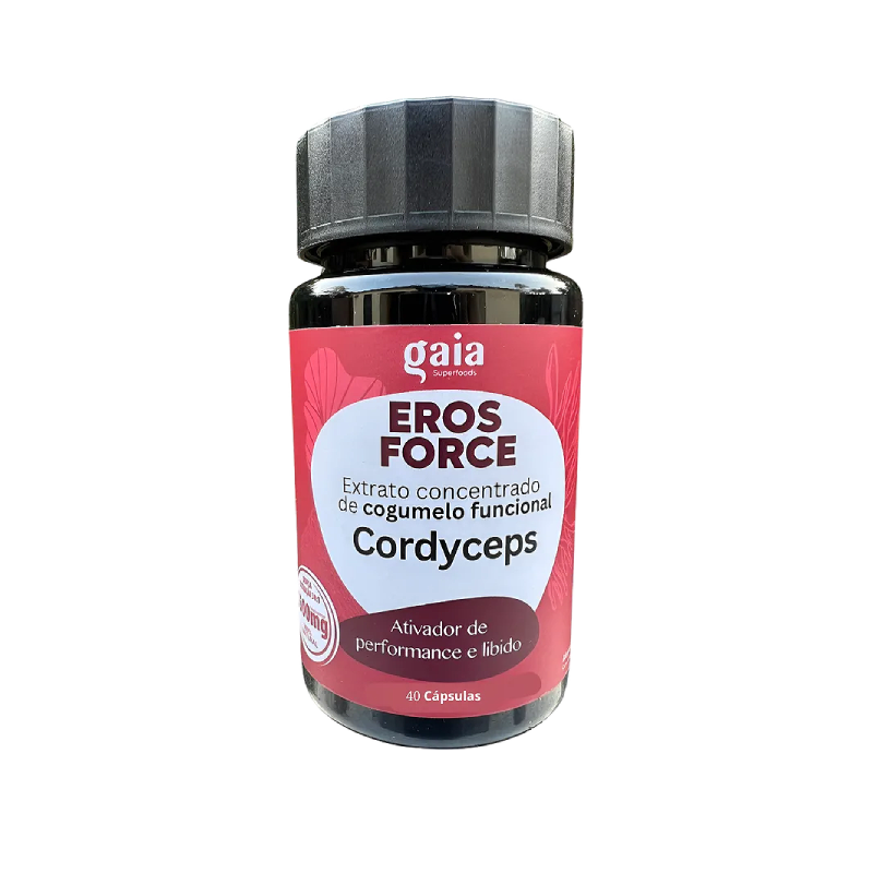 Cápsulas de Cogumelo Cordyceps ultra concentrado - EROS FORCE