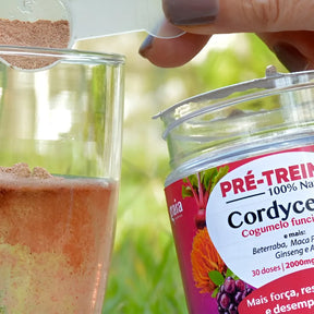 Pré-treino Natural de Cogumelo Cordyceps