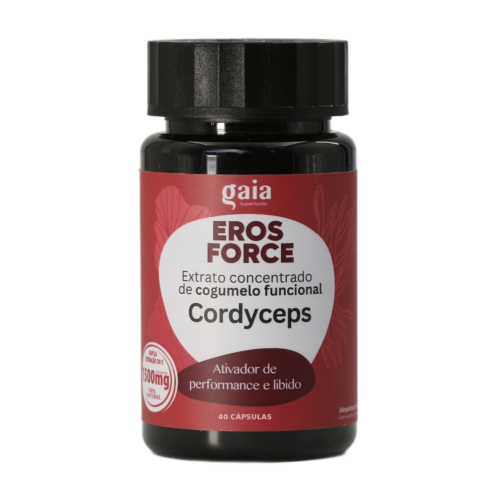 Cápsulas de Cogumelo Cordyceps ultra concentrado - EROS FORCE