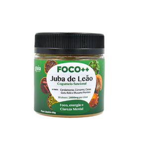 Foco++ Cogumelo funcional Juba de leão