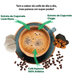 Cápsulas Café compatíveis  Nespresso - Elixir Mushroom Coffee